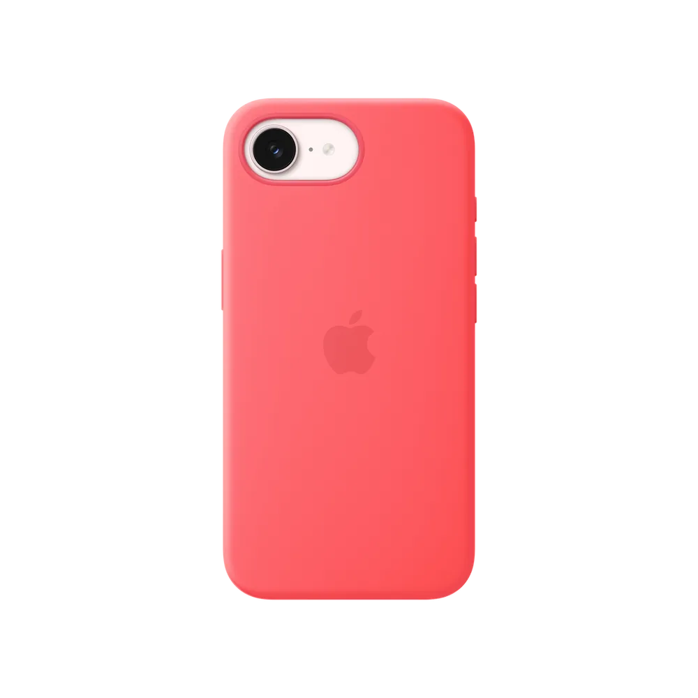 iPhone 17e Silicone Case with MagSafe Bright Guava