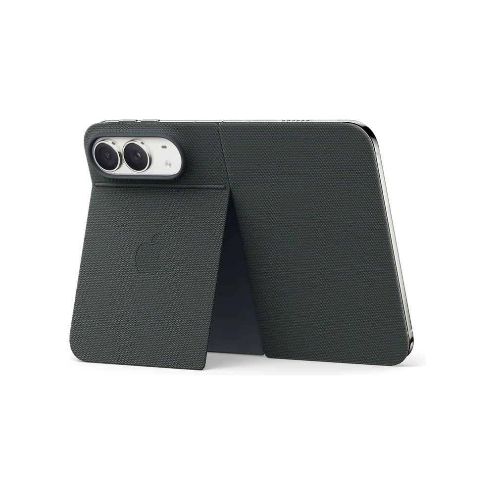 Husă Folio cu suport pentru iPhone Duo Bleumarin
