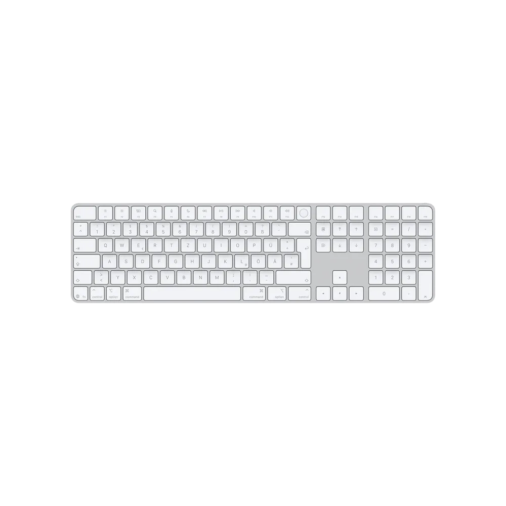 Magic Keyboard with Touch ID and Numeric Keypad White Keys · Romanian
